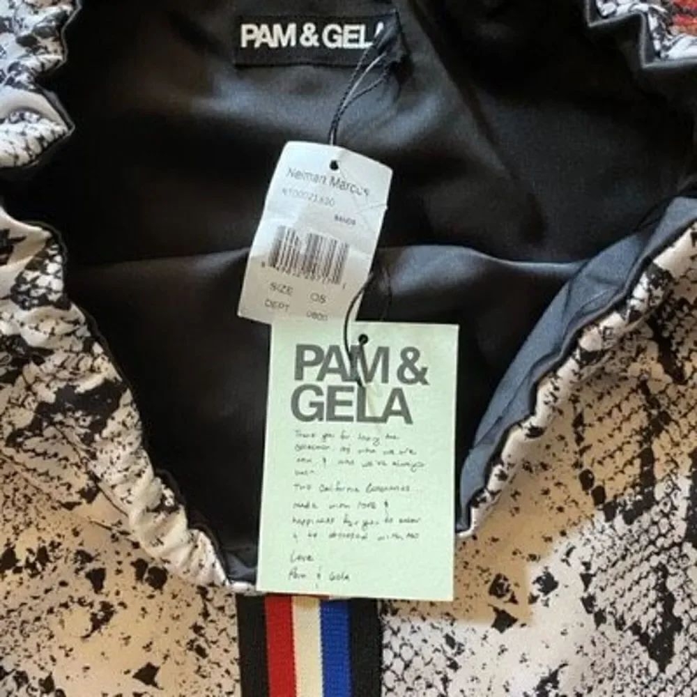 NWT Pam & Gela Python Print Backpack - Picture 8 of 8